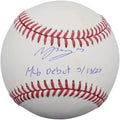 Moises Ballesteros Signed Cubs Baseball | MLB Debut 5/13/25 Inscription