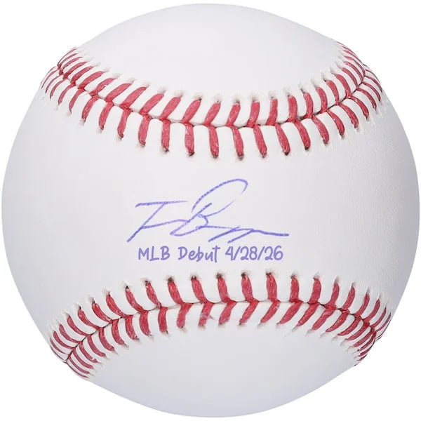 Travis Bazzana Signed Baseball | MLB Debut 4/28/26 Inscription