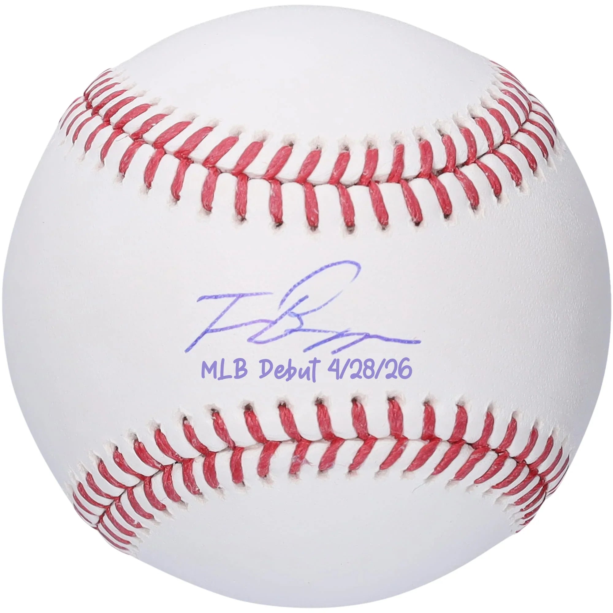 Travis Bazzana Signed Baseball | MLB Debut 4/28/26 Inscription