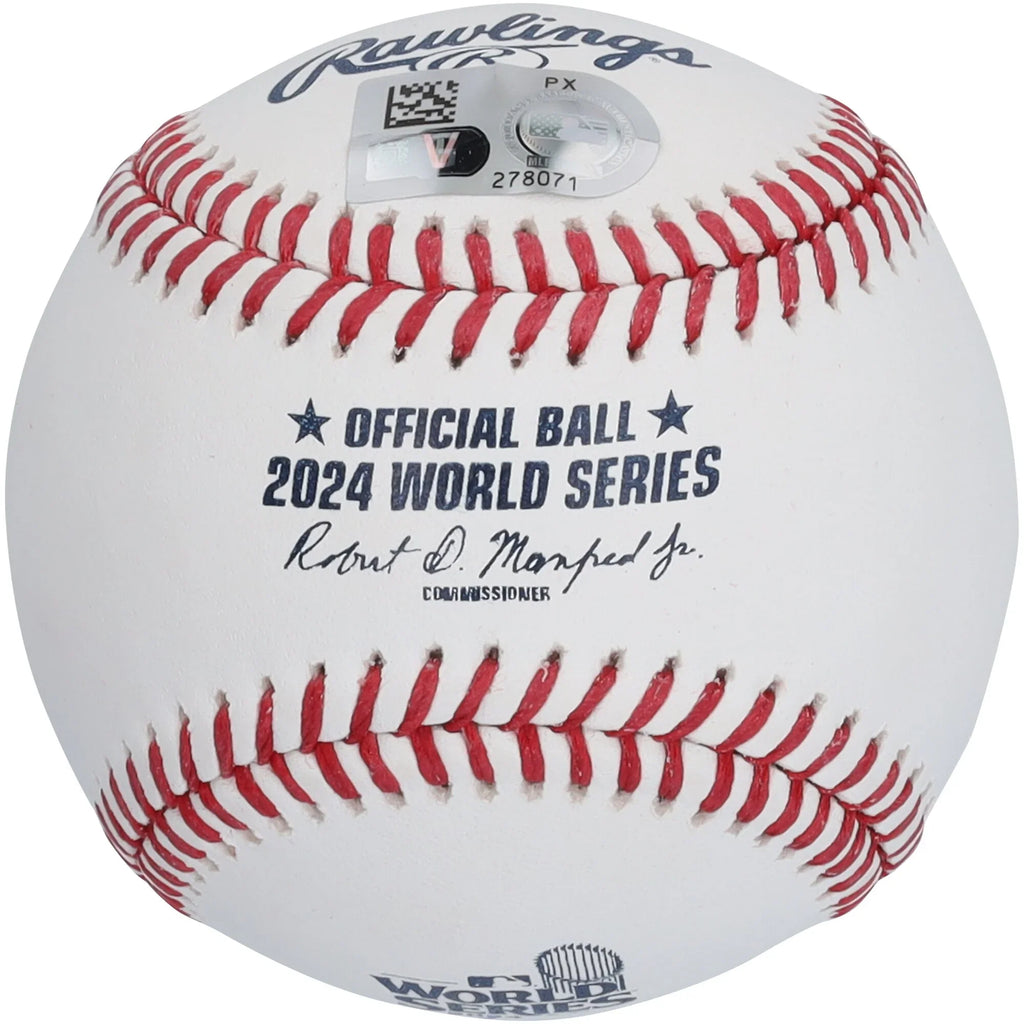 Mookie Betts Signed 2024 World Series Logo Baseball | Dodgers
