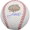 Josh Beckett Signed 2003 World Series Logo Baseball | Marlins
