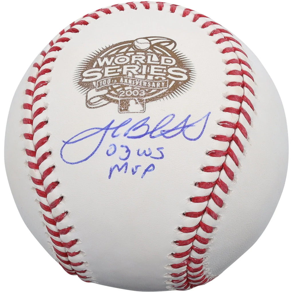 Josh Beckett Signed 2003 World Series Baseball | 03 WS MVP Inscription