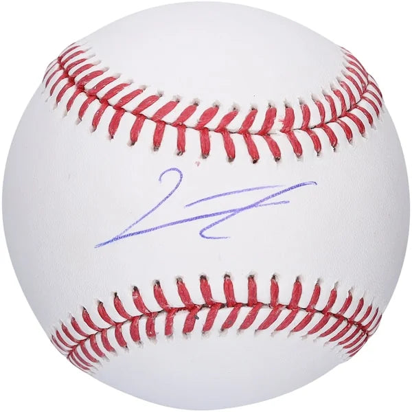 Junior Caminero Signed Rays Baseball | MLB Authenticated