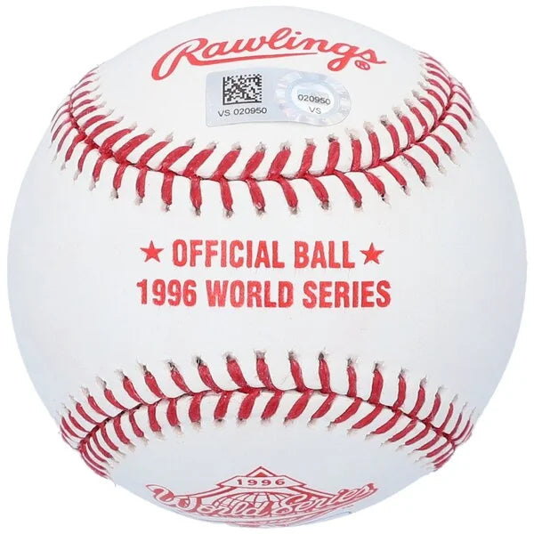 David Cone Signed 1996 World Series Baseball | 96 WS Champs Inscription