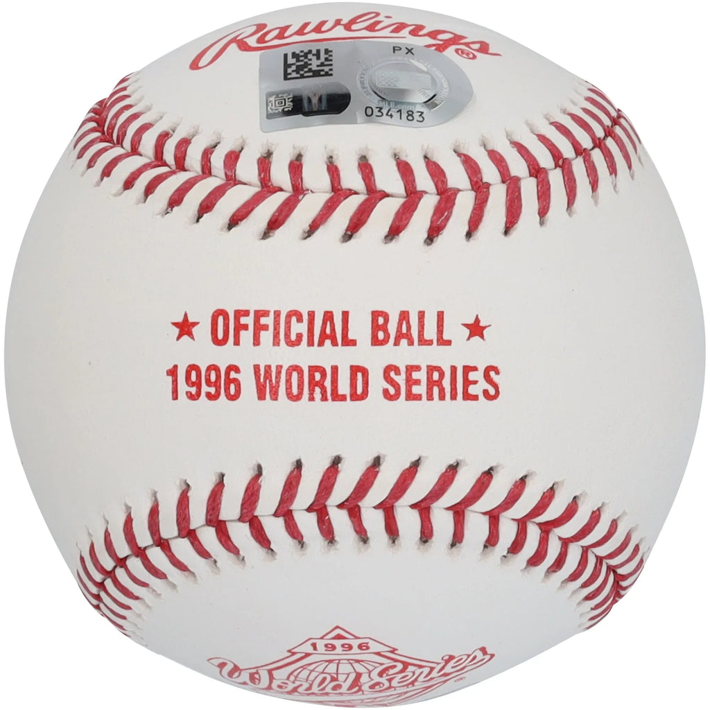 David Cone Signed 1996 World Series Logo Baseball | Yankees