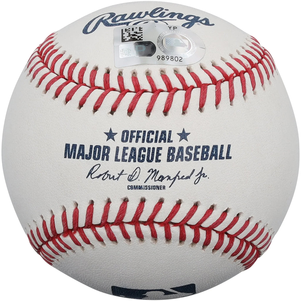 Justin Crawford Signed Baseball | 2022 17th Pick Inscription