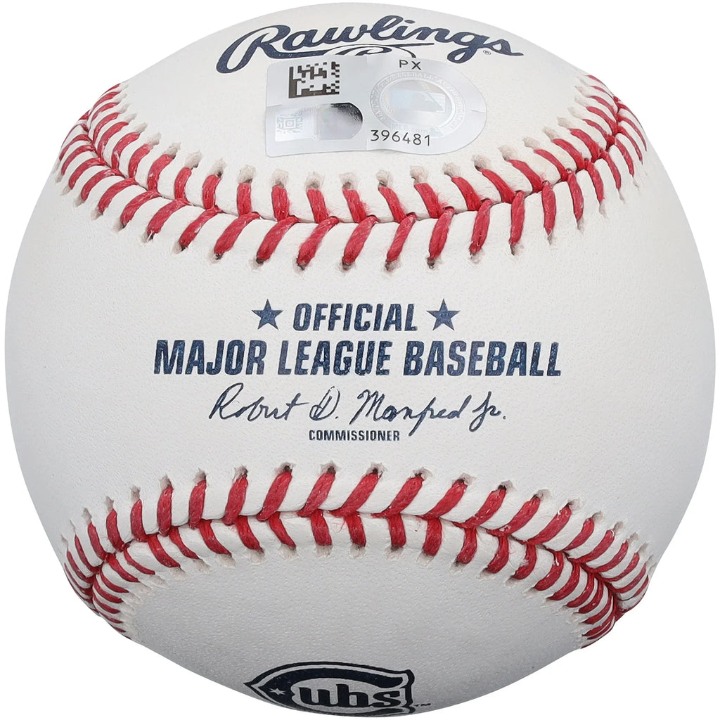 2025 Pete Crow-Armstrong Signed Cubs Baseball | Fly The W Inscription