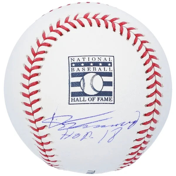 Vladimir Guerrero Signed Hall of Fame Logo Baseball | HOF 18 Inscription