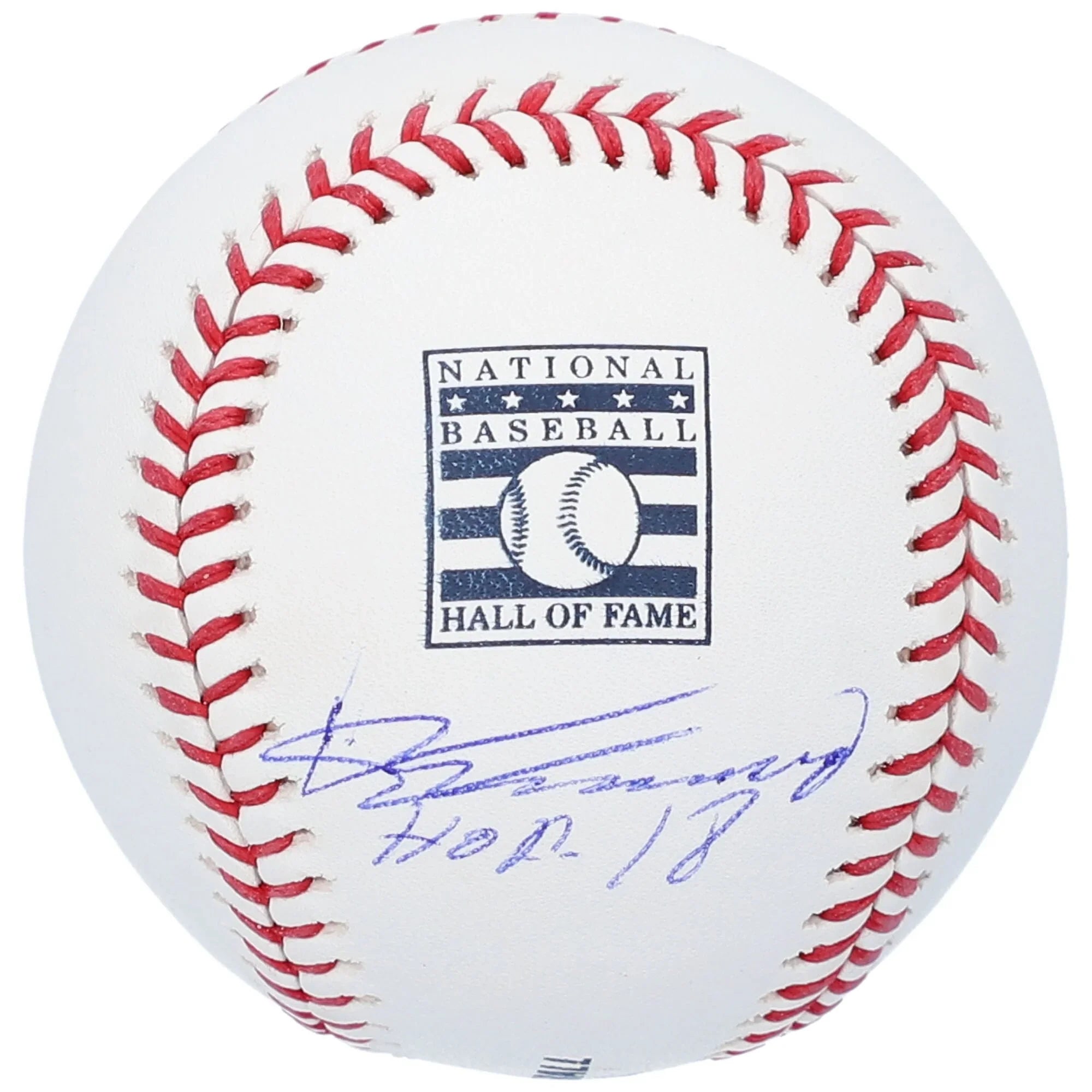 Vladimir Guerrero Signed Hall of Fame Logo Baseball | HOF 18 Inscription