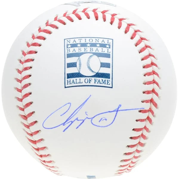 Chipper Jones Signed Hall of Fame Logo Baseball | Braves