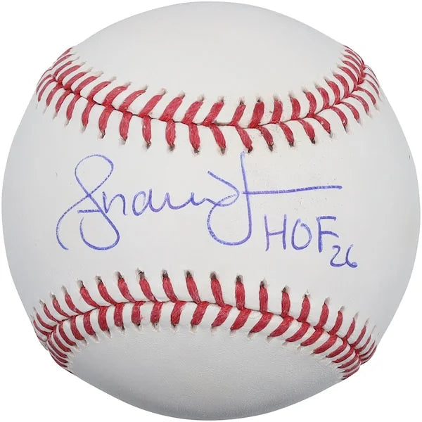Andruw Jones Atlanta Braves Autographed Baseball with "HOF 26" Inscription - S