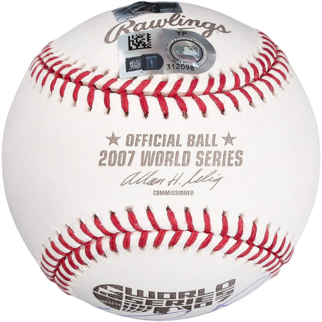 David Ortiz Signed 2007 World Series Baseball | Boston Red Sox