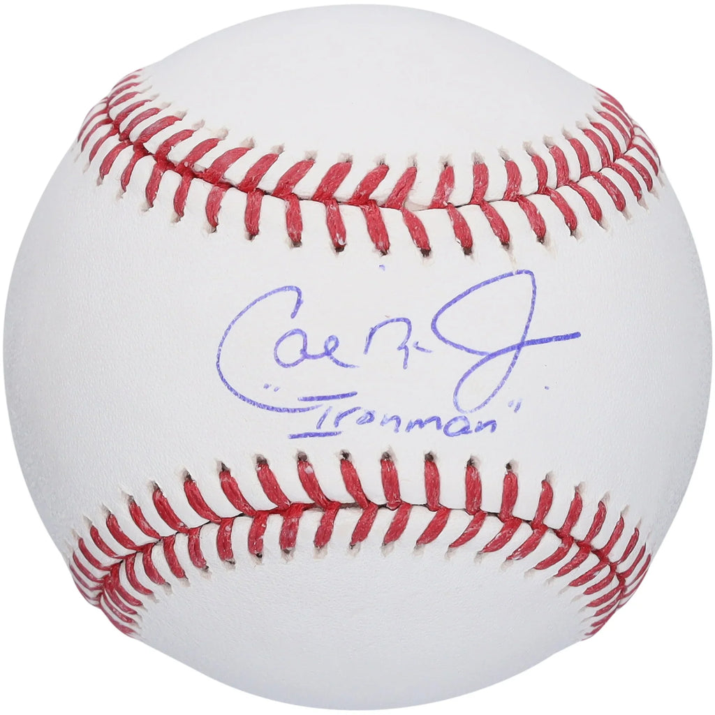 Cal Ripken Jr. Signed Baseball | Ironman Inscription