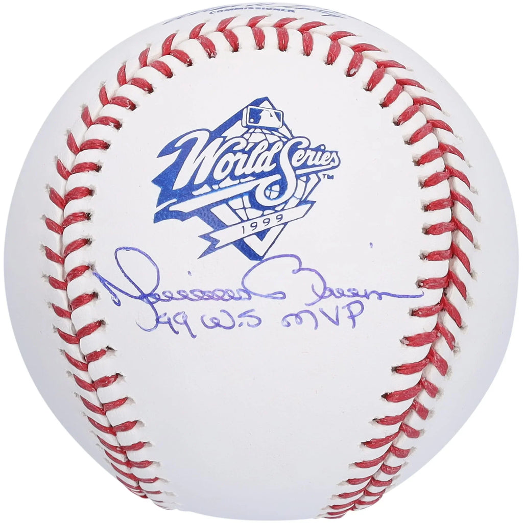 Mariano Rivera Signed 1999 World Series Baseball | 99 WS MVP Inscription
