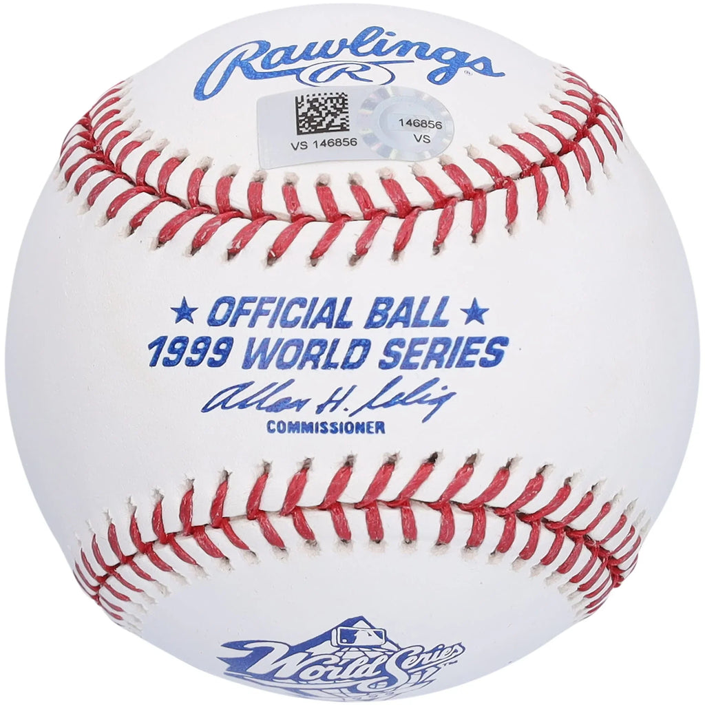 Mariano Rivera Signed 1999 World Series Baseball | 99 WS MVP Inscription