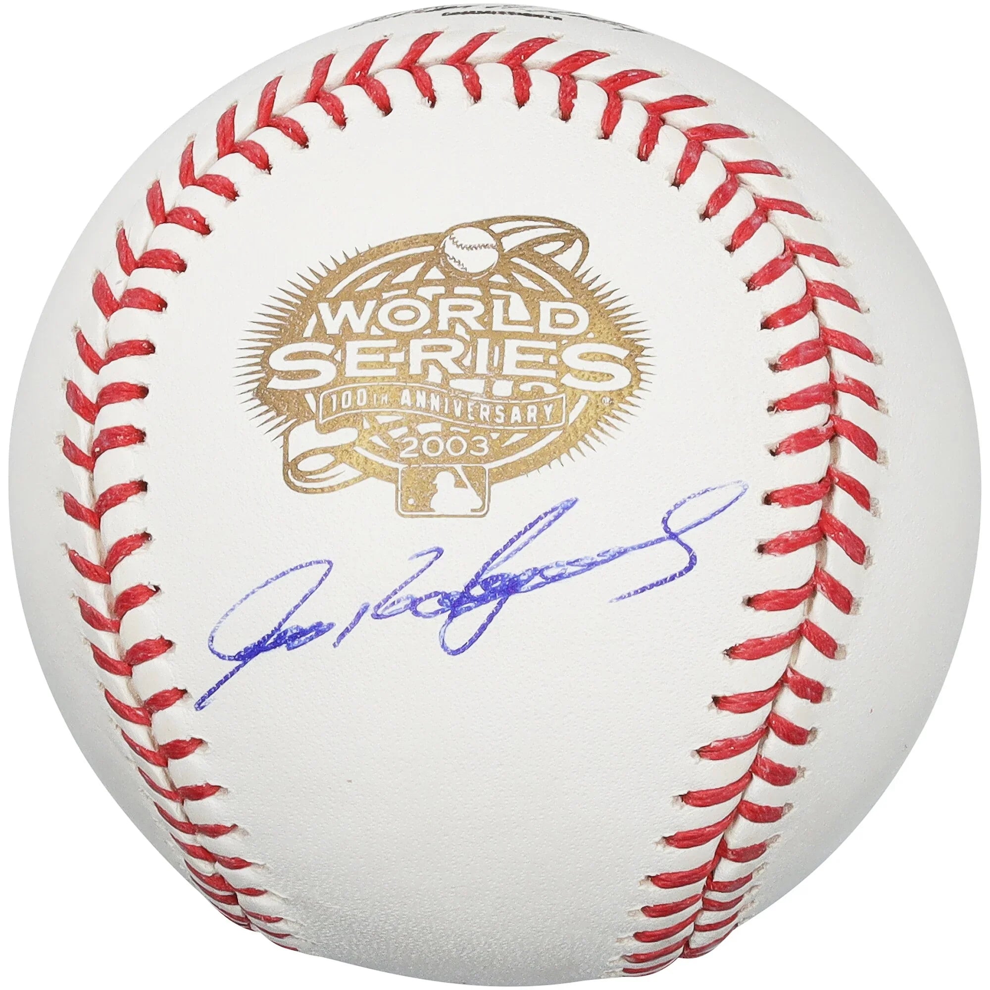 Ivan Rodriguez Signed 2003 World Series Baseball | Florida Marlins