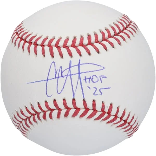 CC Sabathia Signed MLB Baseball | HOF 25 Inscription