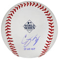 Corey Seager Signed 2023 World Series Baseball | '23 WS MVP Inscription