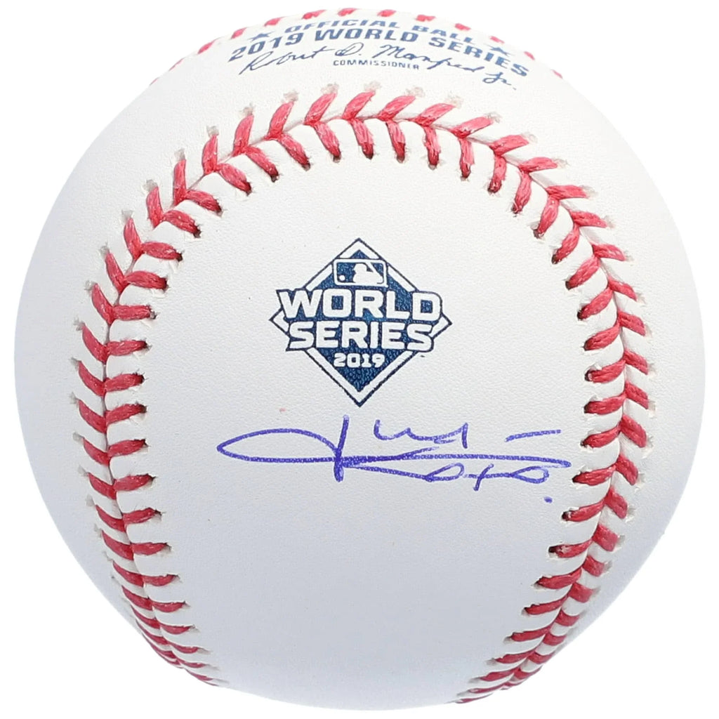Juan Soto Signed 2019 World Series Champions Baseball | Nationals