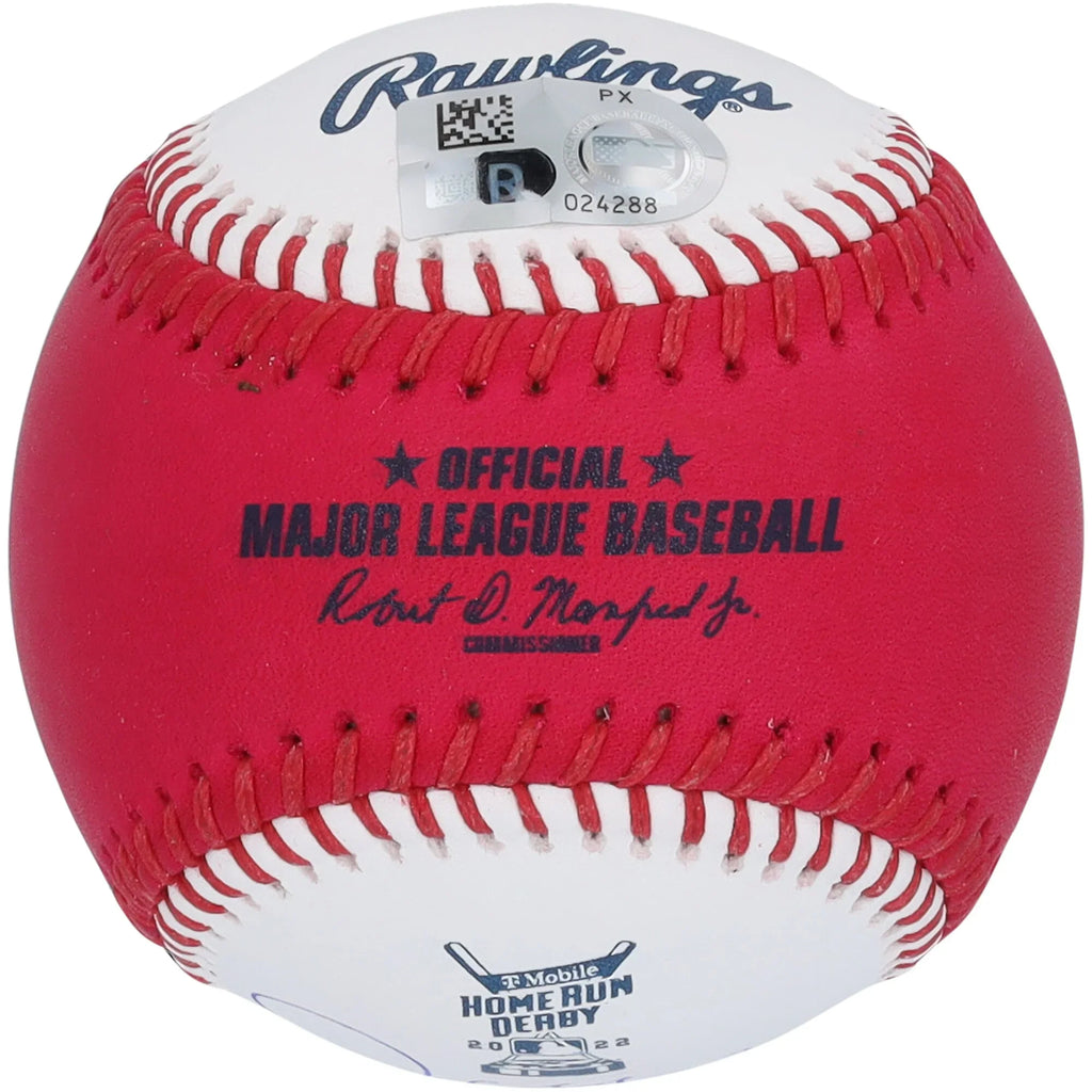 Juan Soto Signed 2022 Home Run Derby Money Baseball | Nationals