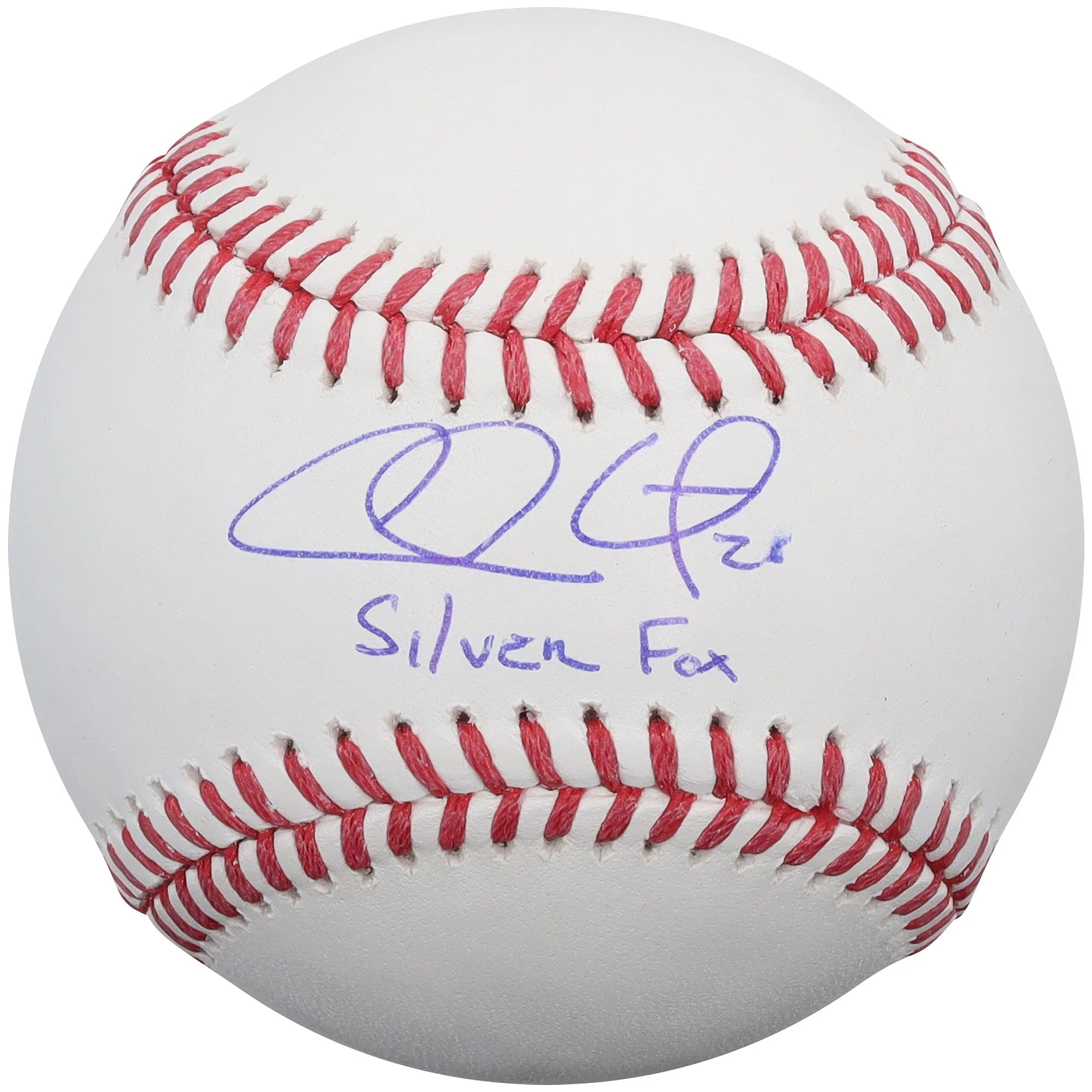Chase Utley Signed Baseball | Silver Fox Inscription