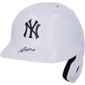 Austin Wells Signed Yankees White Chrome Rawlings Helmet | Authenticated