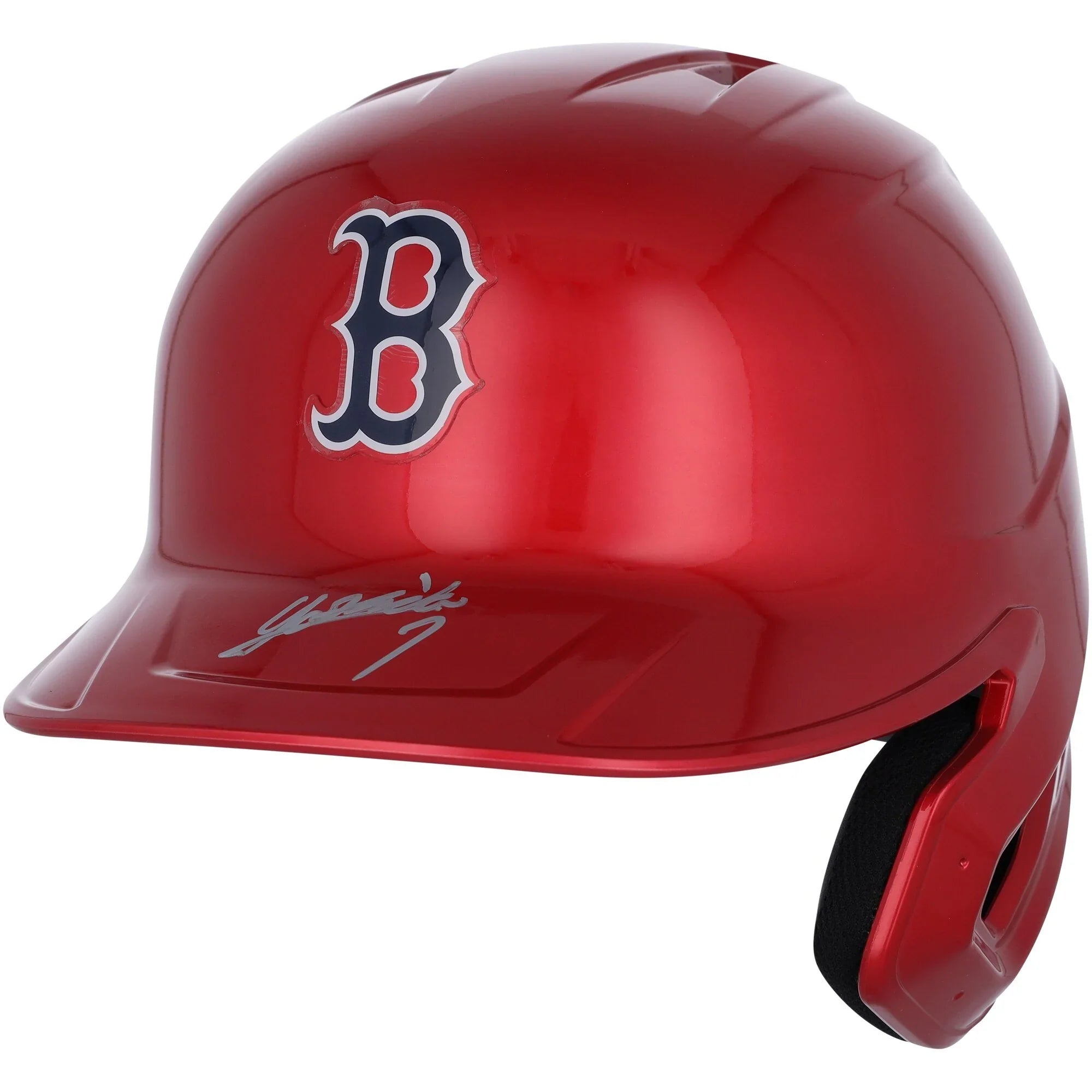 Masataka Yoshida Signed Boston Red Sox Alternate Chrome Rawlings Helmet