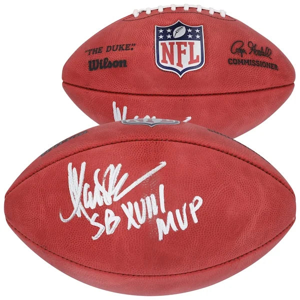 Marcus Allen Signed Raiders Football | SB XVIII MVP Inscription