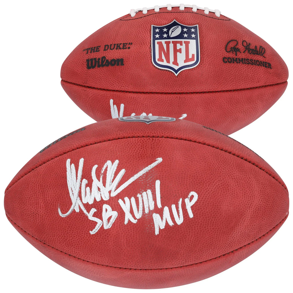 Marcus Allen Signed Raiders Football | SB XVIII MVP Inscription