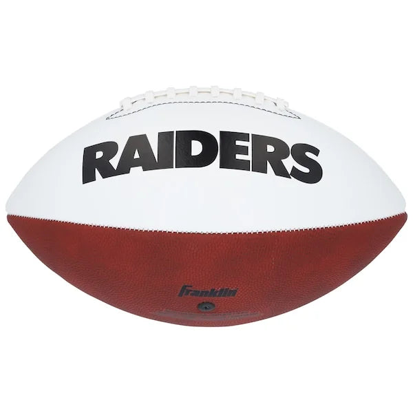 Marcus Allen Signed Raiders Football | Franklin White Panel