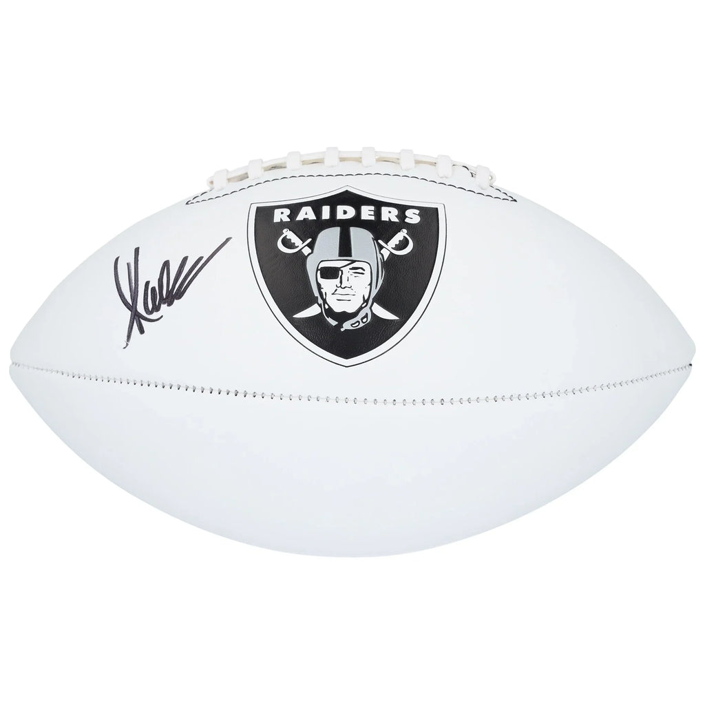Marcus Allen Signed Raiders Football | Franklin White Panel