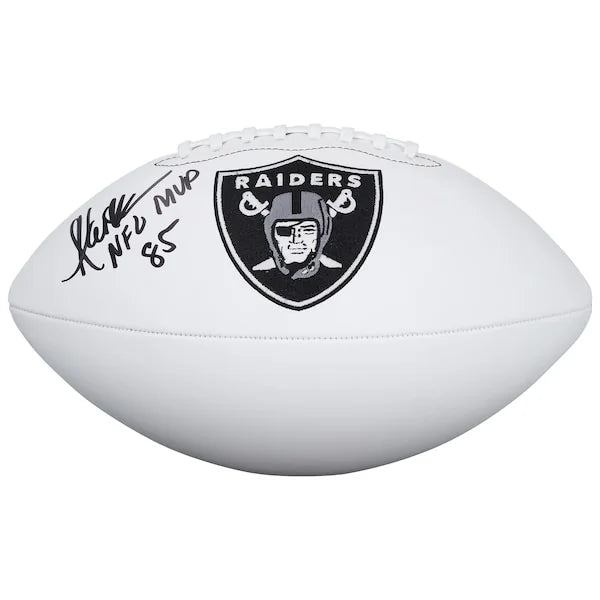 Marcus Allen Signed Raiders Football | NFL MVP 85 Inscription