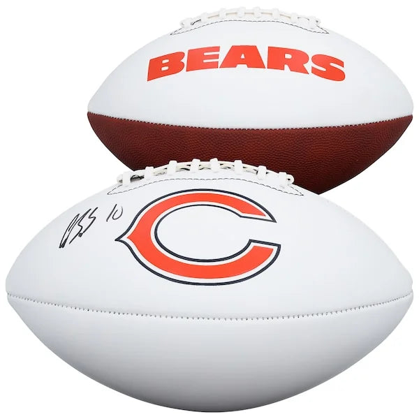 Luther Burden III Signed Chicago Bears Football | Authenticated