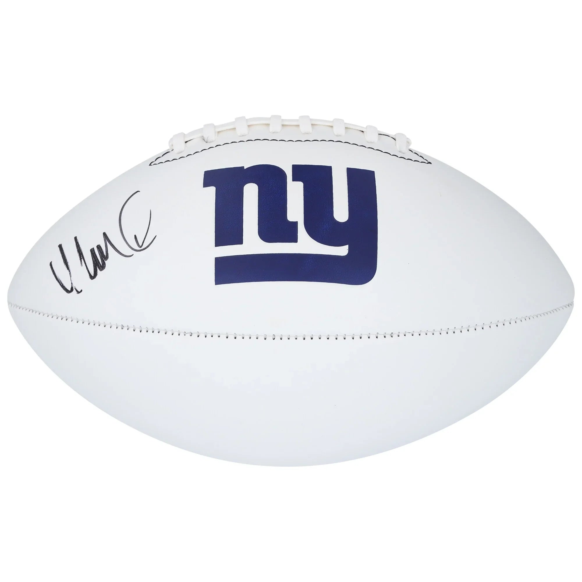 Abdul Carter Signed Giants Football | Franklin White Panel