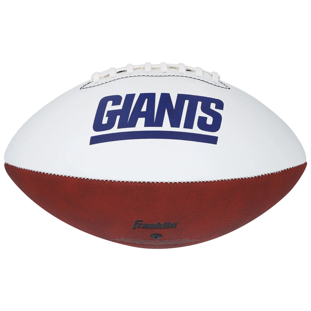 Abdul Carter Signed Giants Football | Franklin White Panel