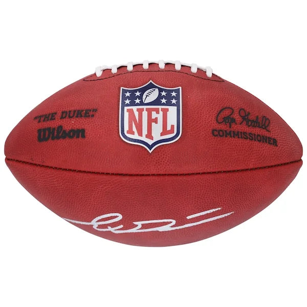 Jaxson Dart Signed Wilson Duke Football | New York Giants