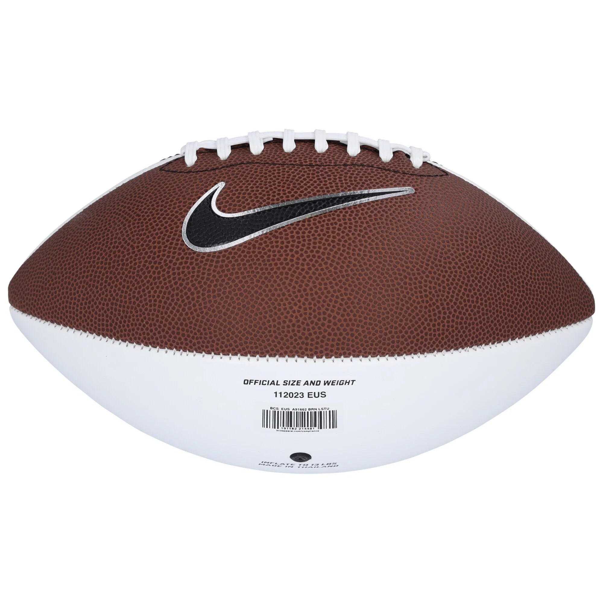 Jayden Daniels Signed White Panel LSU Tigers Nike Football | Authenticated