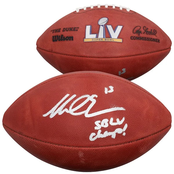Mike Evans Signed Super Bowl LV Duke Football | LV Champs Inscription