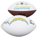 Justin Herbert & Oronde Gadsden Signed Chargers Football | Authenticated