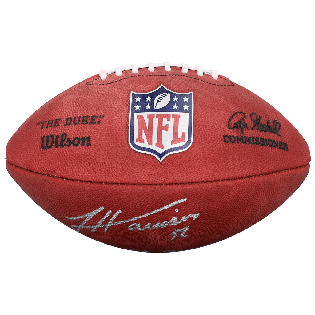 James Harrison Signed Steelers Football | 2x Super Bowl Champion Inscription