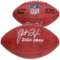 Justin Herbert Signed Chargers Football | 2020 OROY Inscription