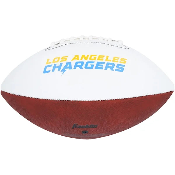 Justin Herbert Signed Chargers Football | Franklin White Panel