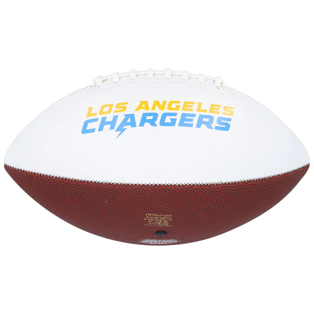 Justin Herbert Signed Chargers Football | LA Strong Inscription
