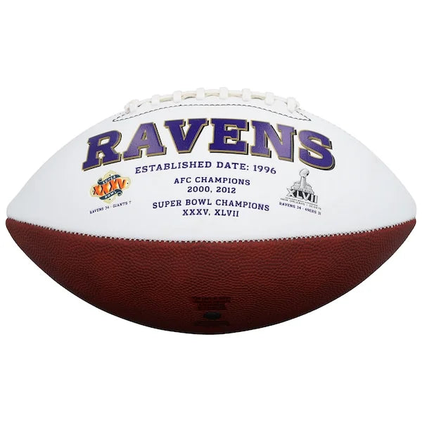 Derrick Henry Signed Ravens Football | Rawlings White Panel