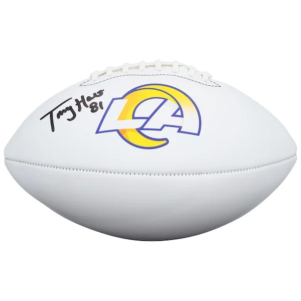 Torry Holt Signed Los Angeles Rams Football | White Panel