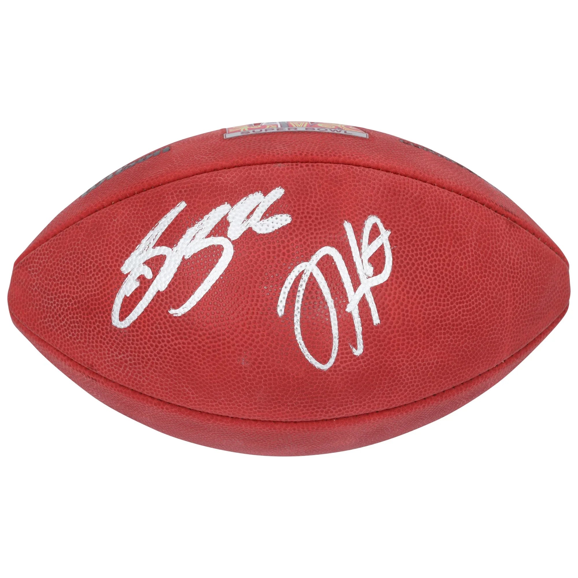 Jalen Hurts & Saquon Barkley Signed Super Bowl LIX Eagles Football | Authenticated