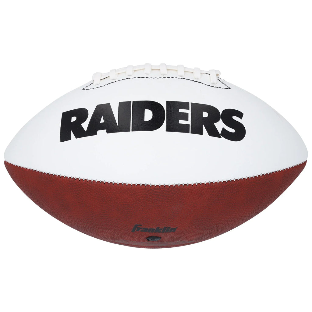 Ashton Jeanty Signed Raiders Football | Franklin White Panel