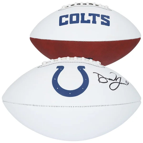 Daniel Jones Signed Colts Franklin Football | Authenticated
