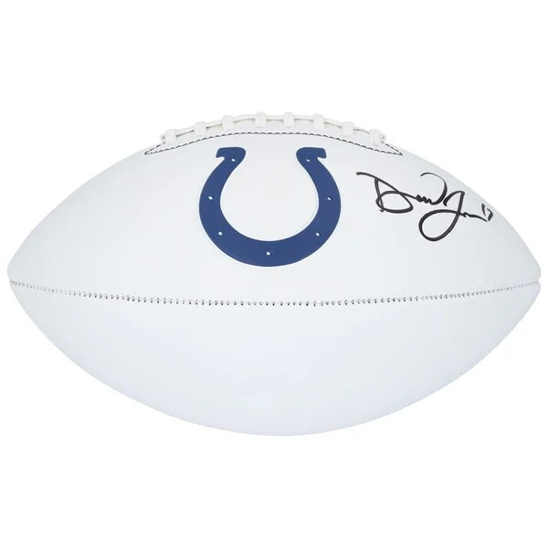 Daniel Jones Signed Colts Franklin Football | Authenticated