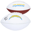 Quentin Johnston Signed Chargers Franklin Football | Authenticated